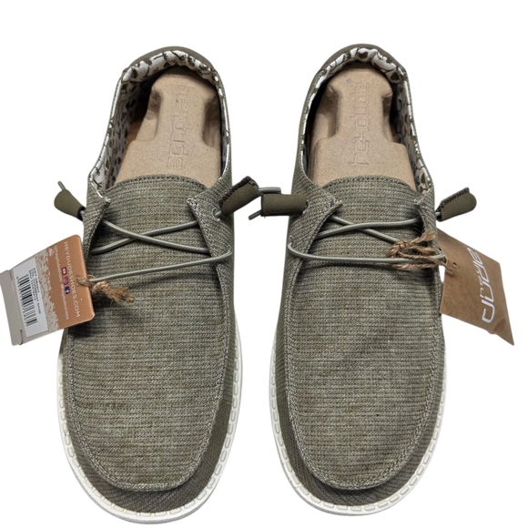 Hey Dude Wendy Chambray Sage Size 11 Womens - Picture 2 of 11